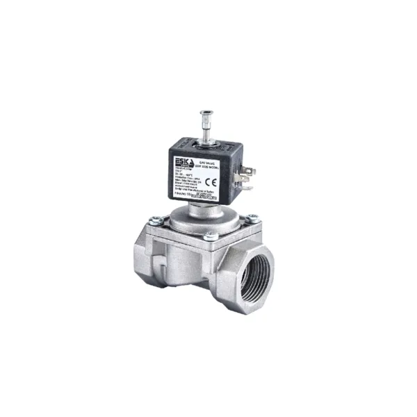 EGV 1020 model, 3/4" DN20 selenoid vana, doğalgaz ve LPG hatları için elle kurmalı gaz vanasıdır.