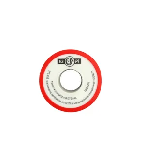 19mm PTFE Teflon Bant. PTFE sızdırmazlık bandının teknik detaylarının bulunduğu ürün etiketi.