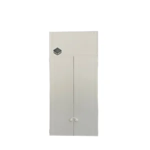 Kapalı halde PVC kombi dolabı 130x60x38 cm, dış mekan montajına uygun beyaz dolap modeli.